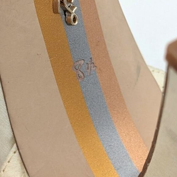 Sam Edelman Cream Heels with Bow Detail - Picture 8 of 14